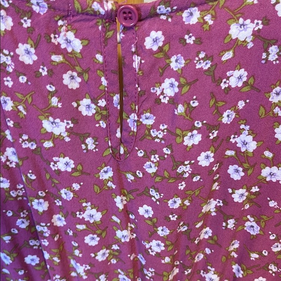 Floral Pink Mini Dress - Picture 7 of 8